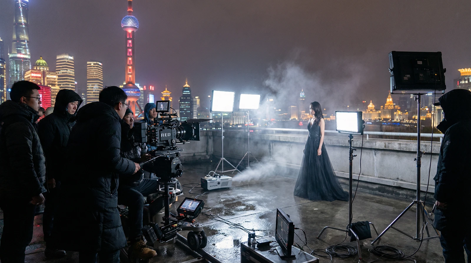 糖心vlog上海外滩夜景拍摄现场实况