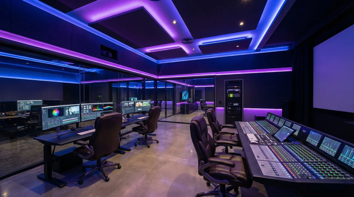 糖心vlog后期制作工作室内景